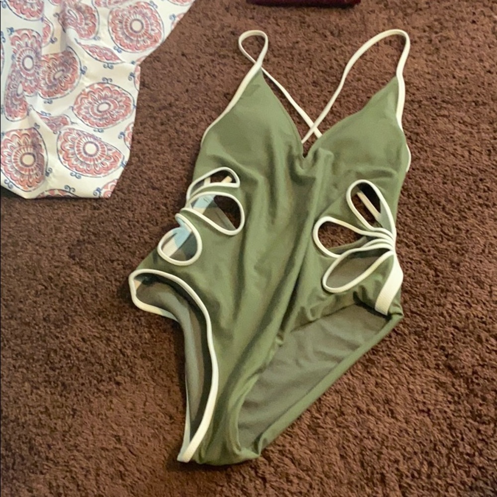 Aerie cutout one piece swimsuit